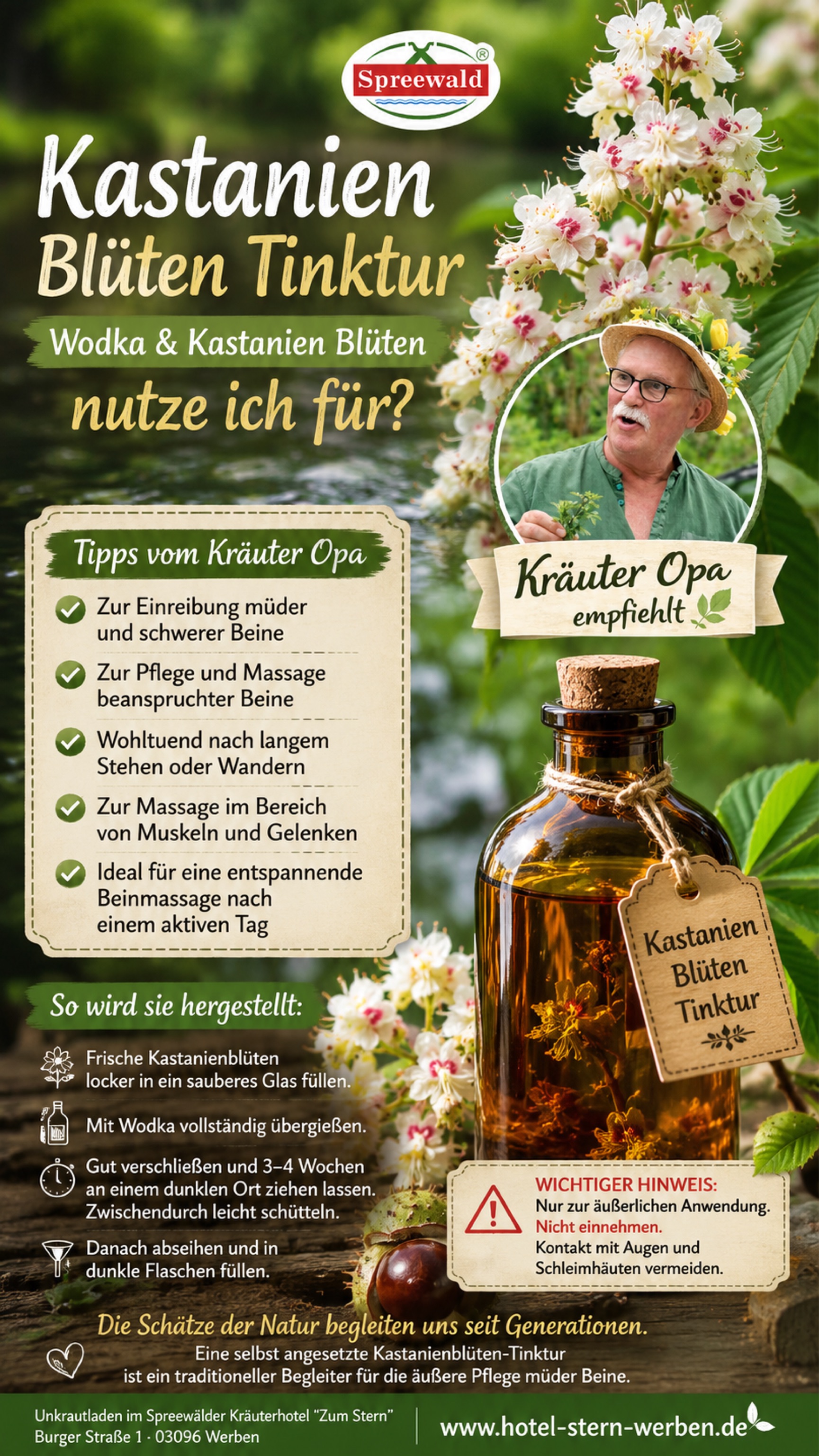 Kastanienblüten-Tinktur
